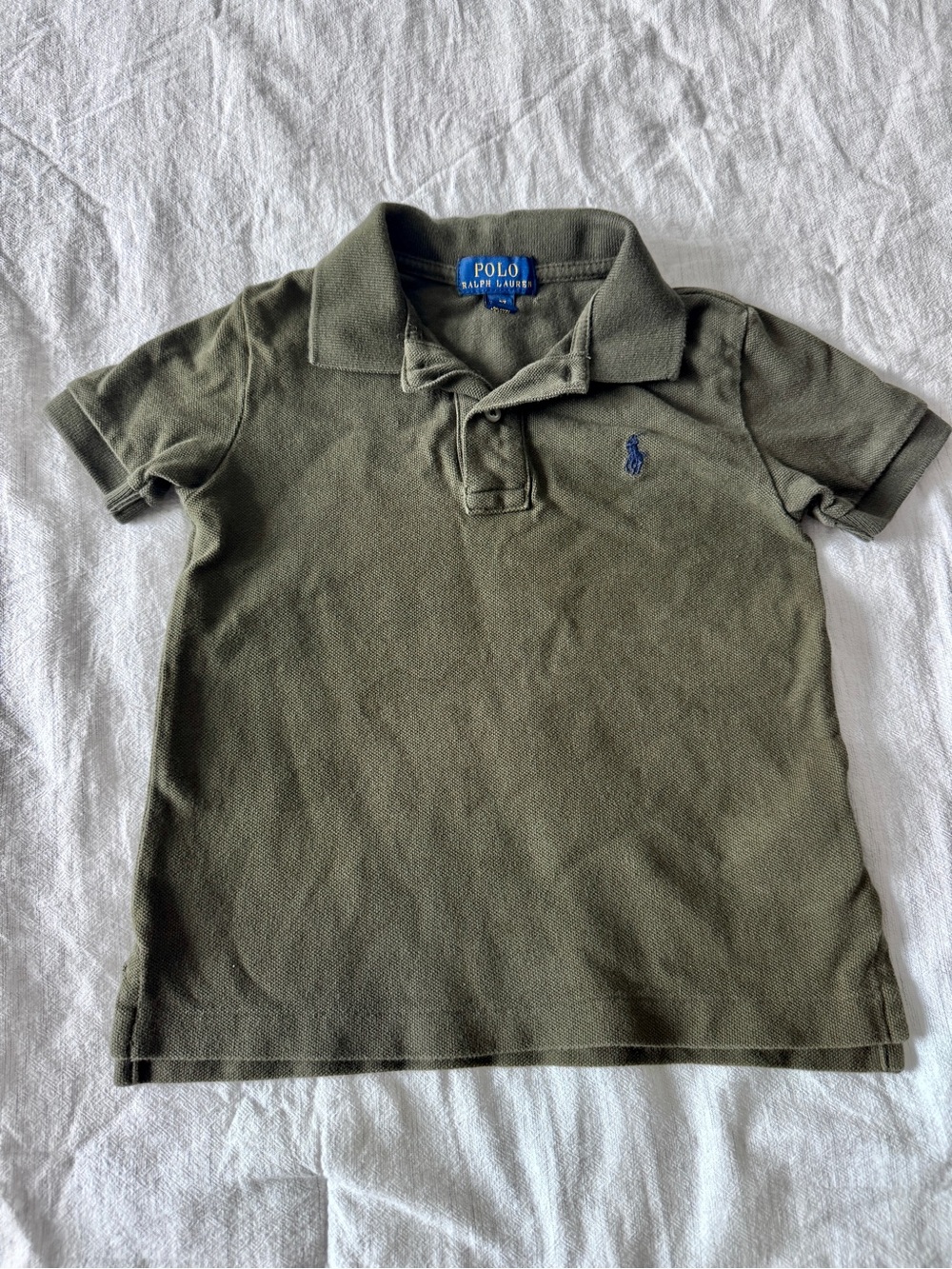 Polo by Ralph Lauren Olive Green Boys' Classic Polo Shirt 3T